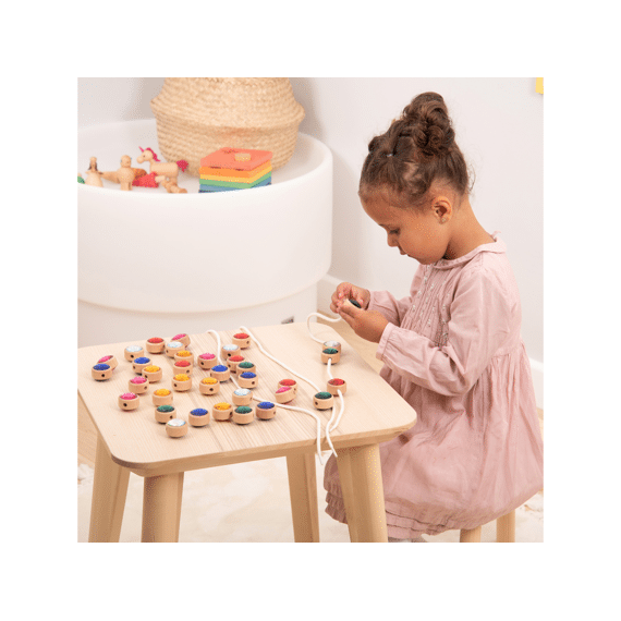 Tickit Houten Rijg Juwelen Fsc 100% 36st