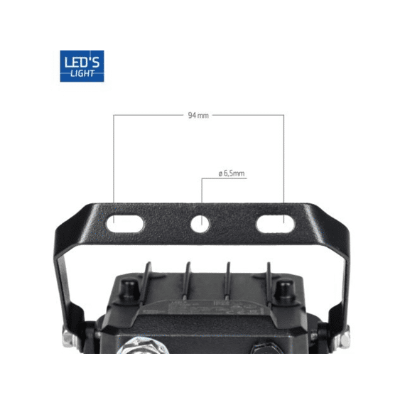 Led Flood Light met Sensor 10w 4000k 1400lm