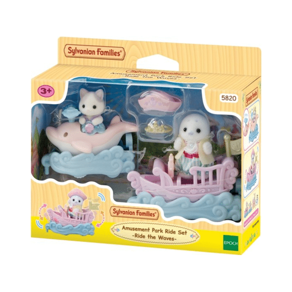 Sylvanian Families Pretpark Speelset- Op De Golven Glijden