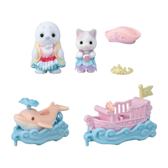 Sylvanian Families Pretpark Speelset- Op De Golven Glijden