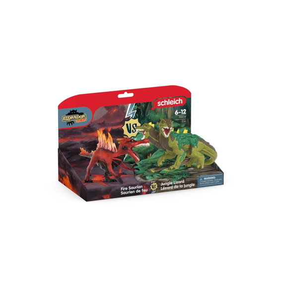 Schleich Eldrador Vuursauriër Vs. Hongaard