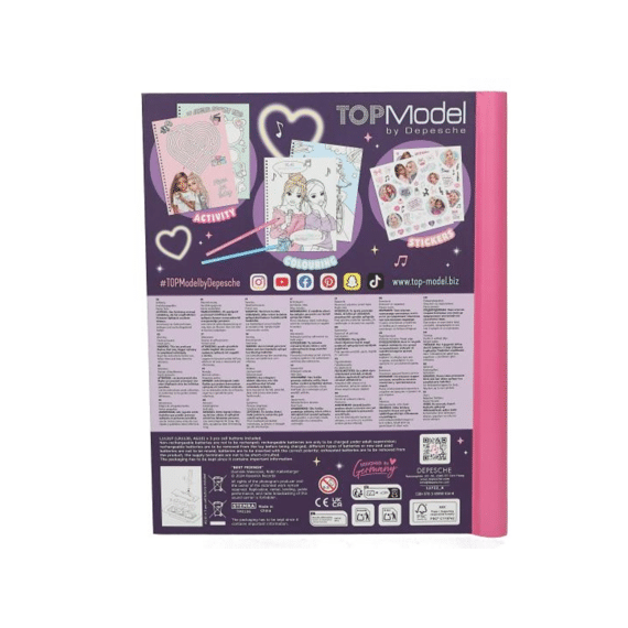 Topmodel Kleurboek Met Led En Geluid