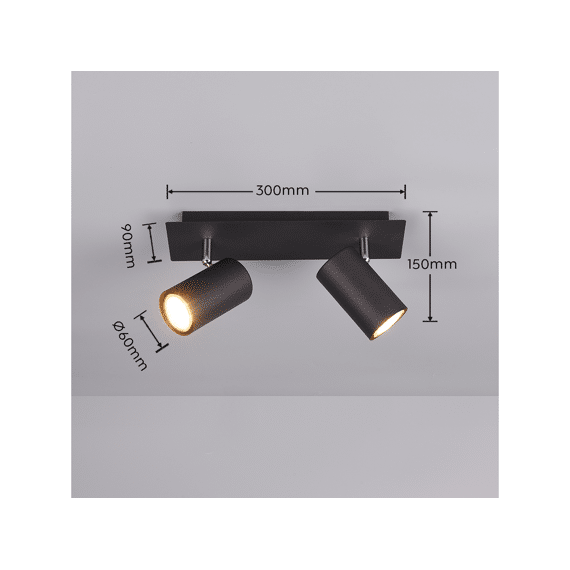 Trio Spot Marley 2xgu10 Max.35 W