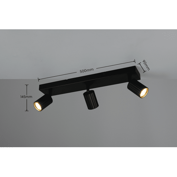 Trio Spot Soka 3xgu10 Max.10 W