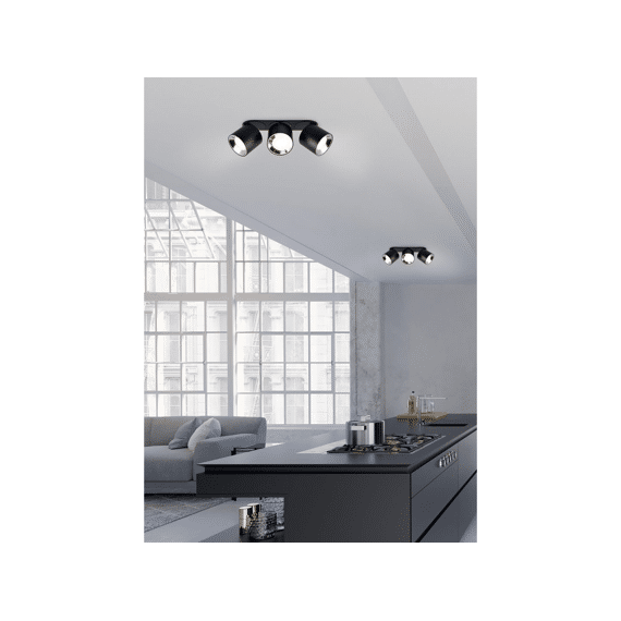 Trio Plafonniere Guayana 3xgu10 Max.10 W