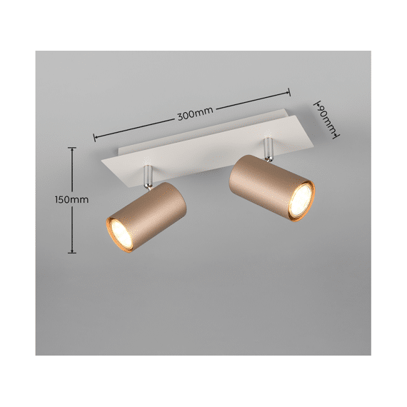 Trio Spot Marley 2xgu10 Max.35 W