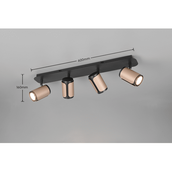 Trio Spot Gillan 4xgu10 Max.10 W