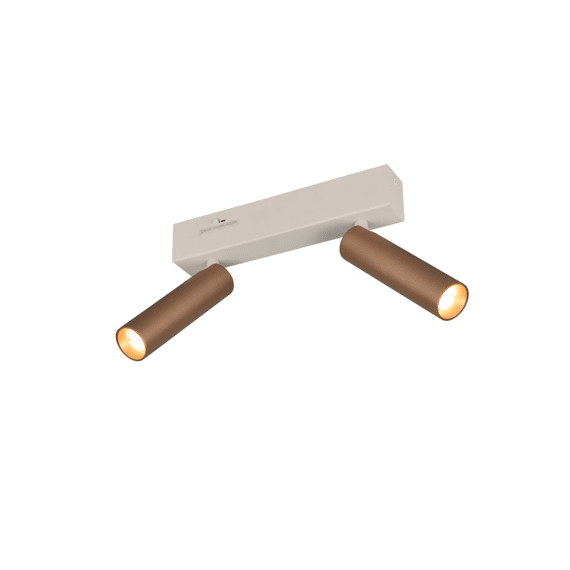 Trio Spot Ambala incl. 2 X LED 5.5 Watt 2300+3000+4000K 500 Lm