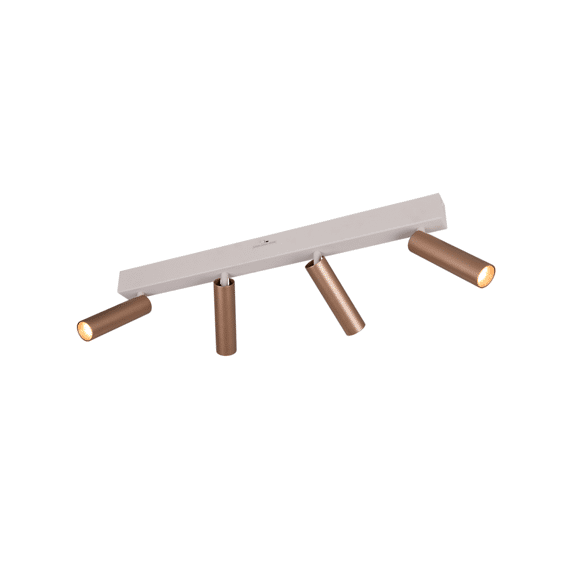 Trio Spot Ambala incl. 4 X LED 5.5 Watt 2300+3000+4000K 500 Lm