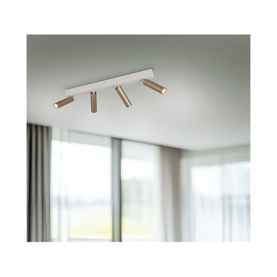 Trio Spot Ambala incl. 4 X LED 5.5 Watt 2300+3000+4000K 500 Lm