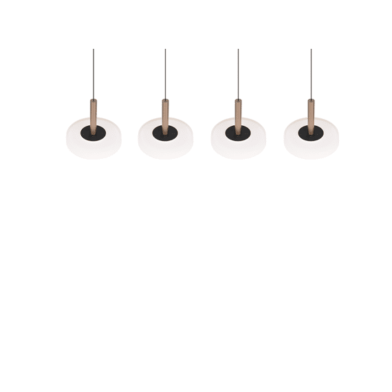 Trio Hanglamp Celeste incl. 4 X LED 7.5 Watt 3000K 750 Lm.