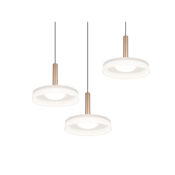 Trio Hanglamp Celeste incl. 3 X LED 7.5 Watt 3000K 750 Lm.