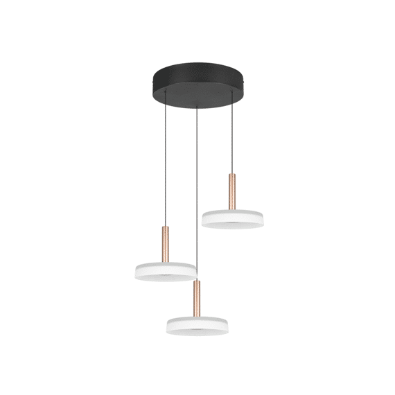 Trio Hanglamp Celeste incl. 3 X LED 7.5 Watt 3000K 750 Lm.