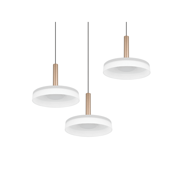 Trio Hanglamp Celeste incl. 3 X LED 7.5 Watt 3000K 750 Lm.