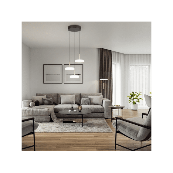 Trio Hanglamp Celeste incl. 3 X LED 7.5 Watt 3000K 750 Lm.