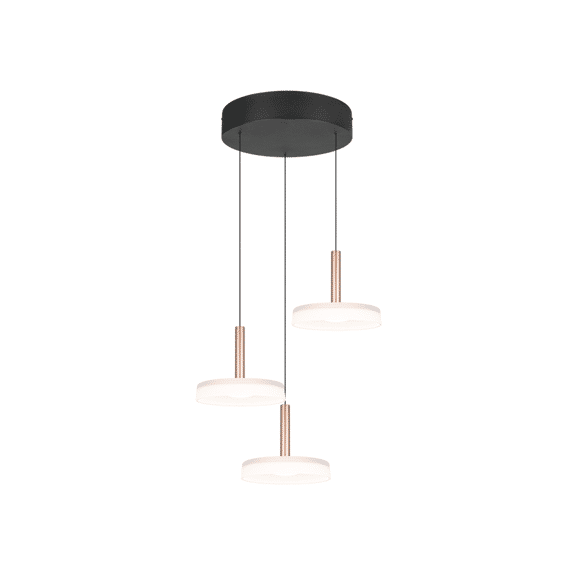 Trio Hanglamp Celeste incl. 3 X LED 7.5 Watt 3000K 750 Lm.