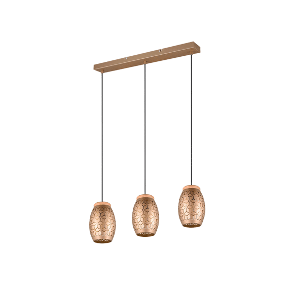 Reality Hanglamp Bidar 3xE27 Max.28 W