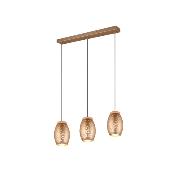 Reality Hanglamp Bidar 3xE27 Max.28 W