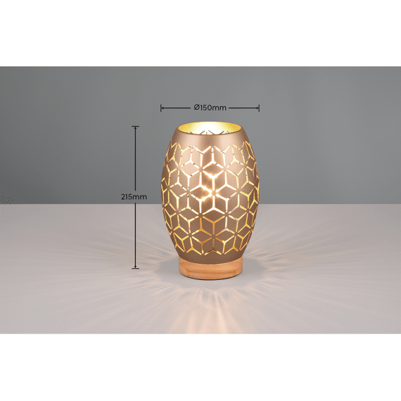 Reality Tafellamp Bidar 1xe27 Max.28 W