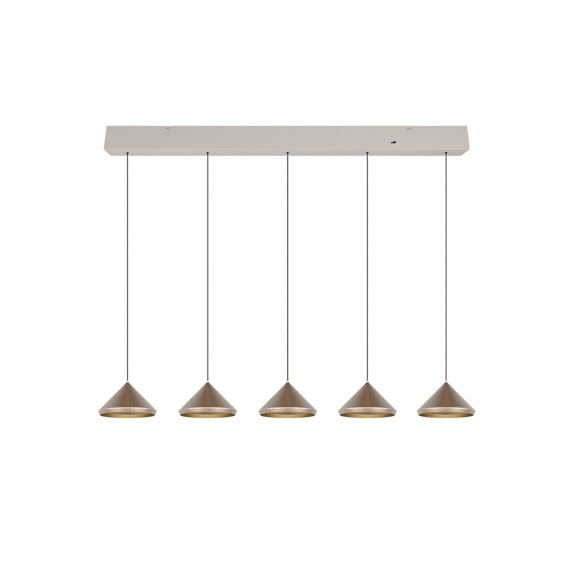 Trio Hanglamp Laguna incl. 1 X LED 5 Watt 2300+3000+4000K 500 Lm.