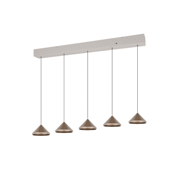 Trio Hanglamp Laguna incl. 1 X LED 5 Watt 2300+3000+4000K 500 Lm.