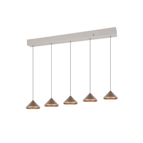 Trio Hanglamp Laguna incl. 1 X LED 5 Watt 2300+3000+4000K 500 Lm.