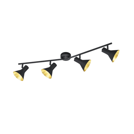 Reality Spot Nina 4xe14 Max.4 W metaal Goud