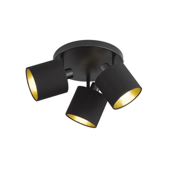 Reality Spot Tommy 3xe14 Max.28 W textiel Goud