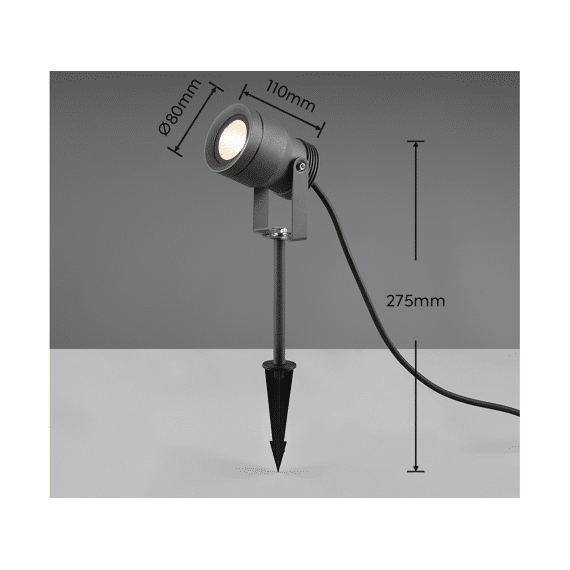 Trio Spot Mareb incl. 1 X LED 11 Watt 3000K 1000 Lm.