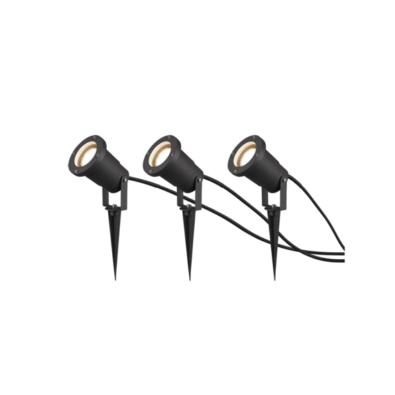 Trio Spot Ubangi 3xgu10 Max.10 W metaal Antraciet