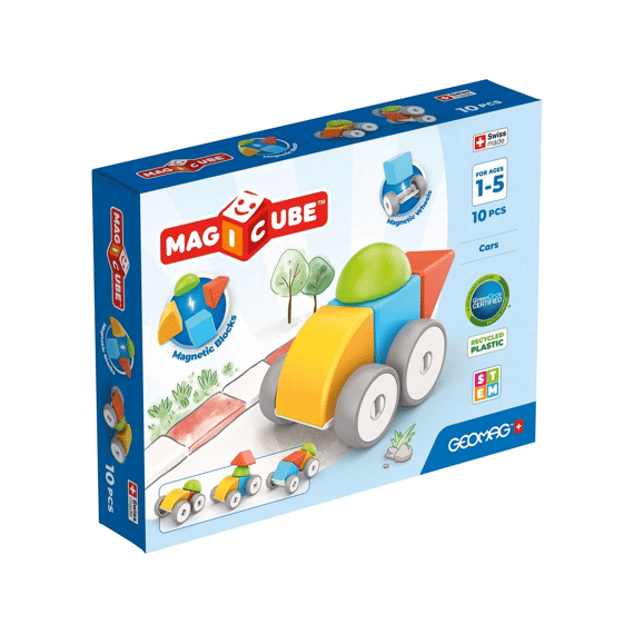 Geomag Magicube Cars Recycled 10-delig