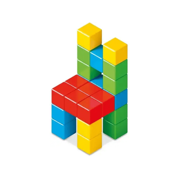 Geomag Magicube Full Color Recycled Crystal 24-delig