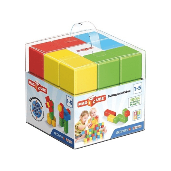 Geomag Magicube Full Color Recycled Crystal 24-delig