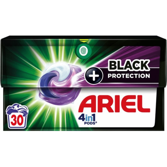 Ariel Wasmiddel Tabs 4-in1 Black Protection 30sc 639gr