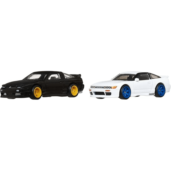Hot Wheels Premium Car Culture Nissan Silvia 2-pack, 1:64 Scale Toy Cars For The
