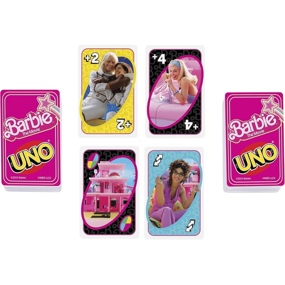 Barbie The Movie Uno Cards Game