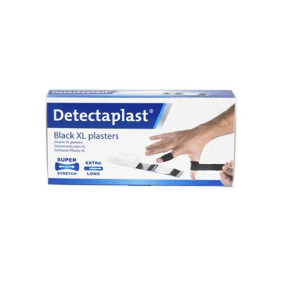 Detectaplast Super Stretch Black 180x20mm