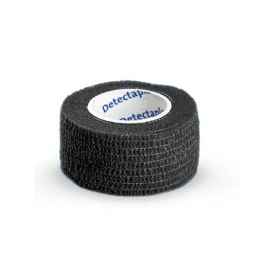 Detectaplast Cohesive Bandage Black 2.5cm X 4.5m