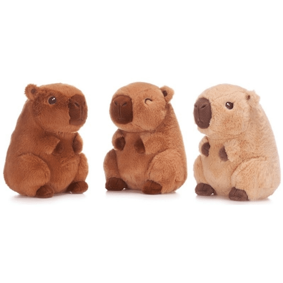 Capybara Pluche 22cm Assortiment Prijs Per Stuk