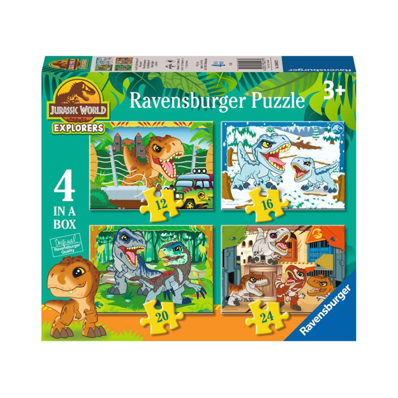 Ravensburger Puzzel 12-16-20-24 Stuks Jurassic World Explorers