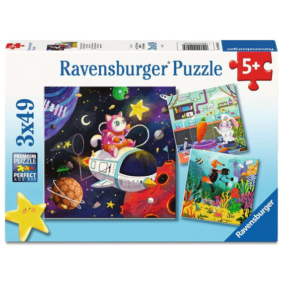 Ravensburger Puzzel 3x49 Stuks Animal Explorers