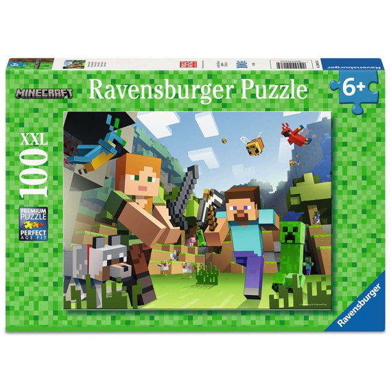 Ravensburger Puzzel 100 Stuks Xxl Minecraft