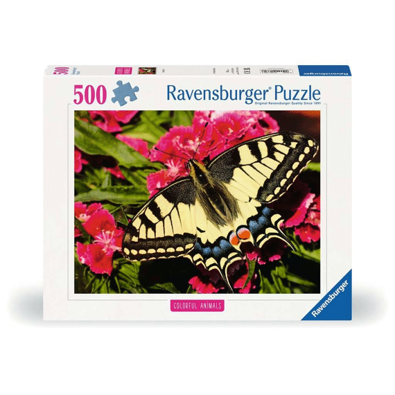 Ravensburger Puzzel 500 Stuks Colorful Animals Butterfly