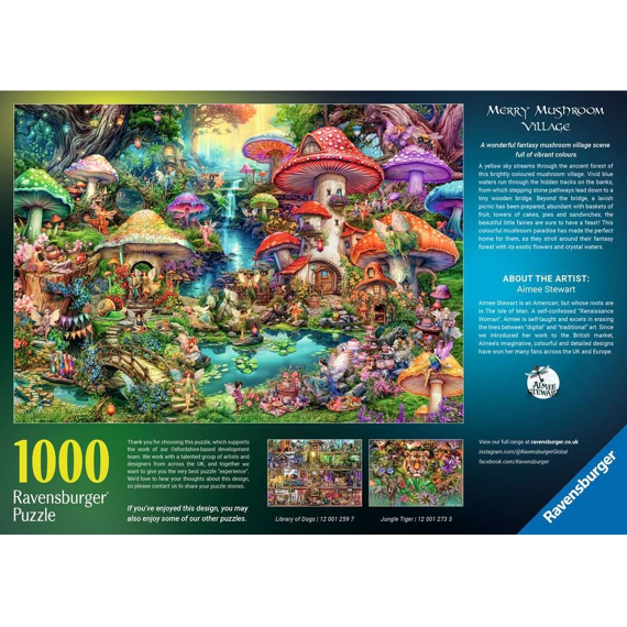 Ravensburger Puzzel 1000 Stuks Merry Mushroom Village