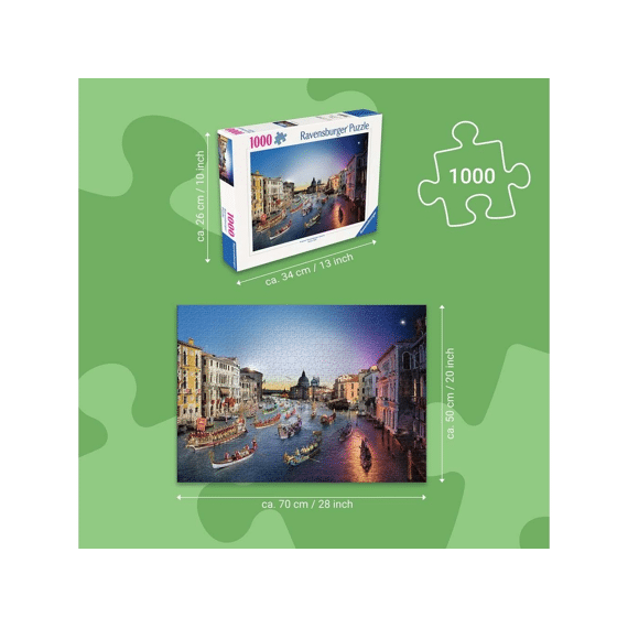 Ravensburger Puzzel 1000 Stuks Venice Day To Night