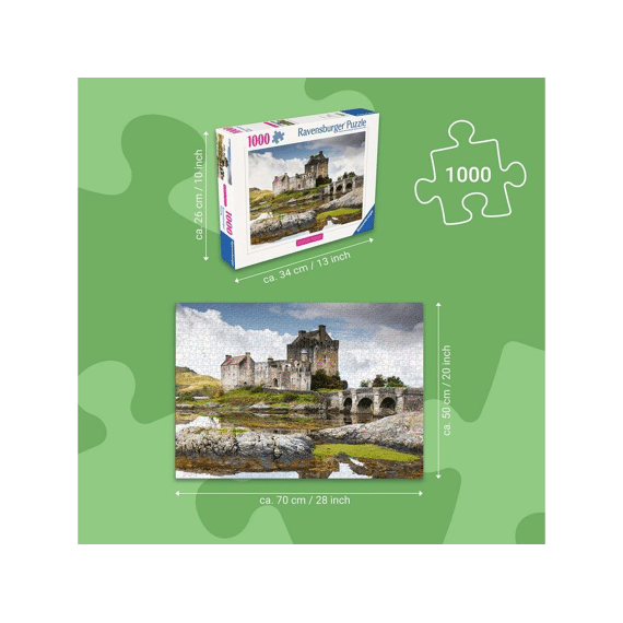 Ravensburger Puzzel 1000 Stuks Beautifull Castles Eilean Donan Castle Scotland