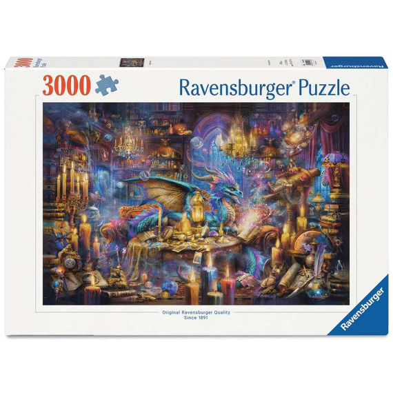 Ravensburger Puzzel 3000 Stuks Dragons Library