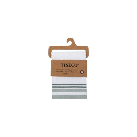 Tiseco Dameszakdoeken - Alta2 - 30x30 - Set/6 - Groen