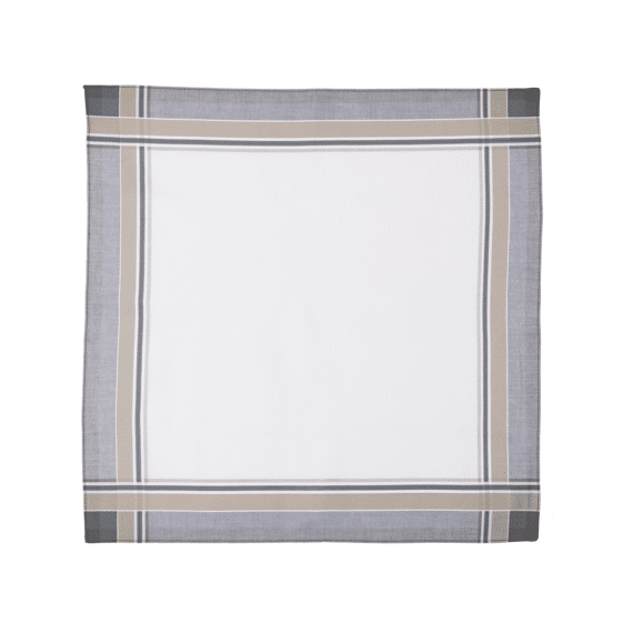 Tiseco Herenzakdoeken - Regal2 - 42x42 - Set/3 - Grijs