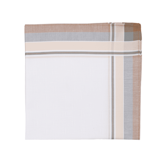 Tiseco Herenzakdoeken - Regal2 - 42x42 - Set/3 - Indiantan